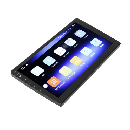 Android-Autoradio mit GPS-Navigation, Touchscreen, Android 10-Headunit, Bluetooth, FM-Radio, WLAN, Mirror Link, zwei USB-Anschlüssen und 2