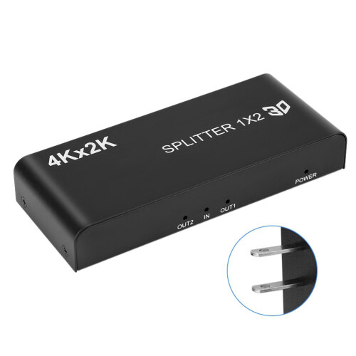 Διαχωριστής HDMI 1 είσοδος 4 έξοδοι, Έξοδος HDMI με τροφοδοτούμενη έξοδο ανάλυσης 4K,