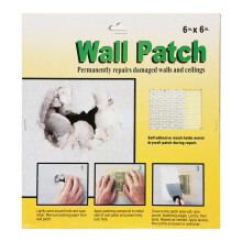Kit de reparo de parede para consertar buracos em drywall, malha autoadesiva resistente, material de fibra de vidro, à prova de corrosão e umidade,
