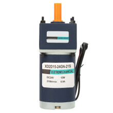 Sebességszabályozó motor ipari alkalmazásokhoz, Állítható sebességszabályozású áttételcsökkentő motor, DC24V15W állandó mágneses