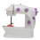Extension Table for Sewing Machine, Stable and Sturdy Mini Sewing Desk with Folding Legs Design, Portable Sewing Machine Table Includes Built-In 5