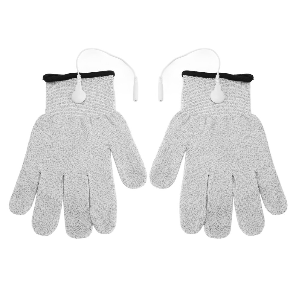 Silver Fiber Electrode Gloves For Pain Relief, Massage & Blood Circulation