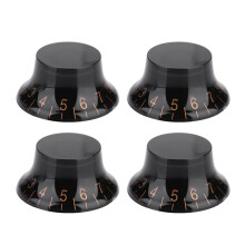 Top-Hat-Knöpfe für E-Gitarren, Lautstärke- und Tonregler mit glatter Oberfläche, kompatibel mit Les Paul LP-Style und passend für 6-mm-Gewinde.