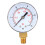 Μανόμετρο με καντράν 50mm, εύρος μέτρησης 0-15PSI (0-1Bar), κατασκευή από ορείχαλκο για 1
