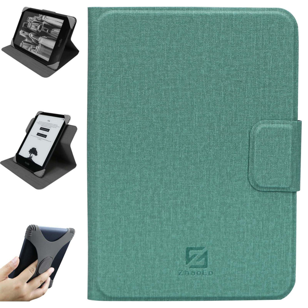 Zhaoco Universal Detachable Case For 6'' New Kindle 2024/2022, Kobo Nia/Clara 2E / Clara Hd, Lightweight Cover With Multiple Viewing Angles - Cyan 32253153