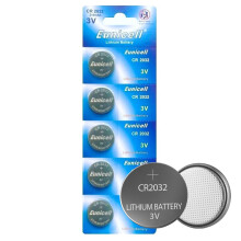 Piles CR2032 3 V x 5 piles Lithium