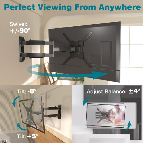 Digank Long Reach TV Wall Bracket 720mm for Most 2 2