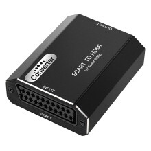 KUYIA Scart to HDMI Audio and Video Converter, Alu