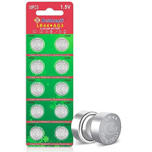 LR44 AG13 357 303 SR44 Battery 1.5V Button Coin Cell Batteries 10 packs 【3-Year Warranty】