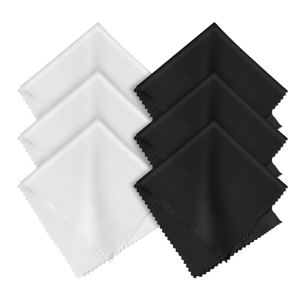 Aoosu Microfiber Glasses Cleaning Cloths 15 * 18Cm, 6 Pack Microfibre Cloths Of Glasses Cleaner For Phone Screen Camera Lens And Spectacles Washable,