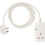 Brennenstuhl Extension Cable for home and office (3m cable for indoor use, with rubberized socket 13A BS, fuse button reset function) white 1