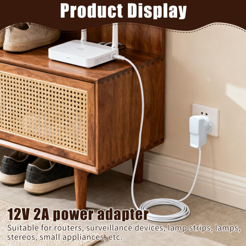 12V 2A Power Supply Adapter Compatible with BT-Ope 1