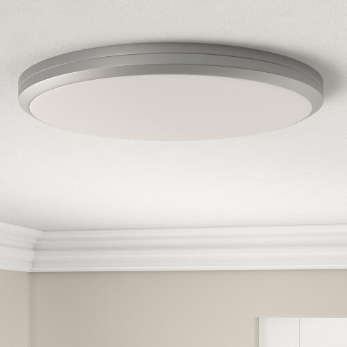 Philips Philips LED Ceiling Light, Style Spray, Bathroom/Kitchen, 12W, IP44 protection class, Plastic, Silver (White) 1