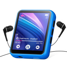 32GB MP3 Player with Bluetooth 5.0, Portable HiFi Lossless Sound MP3 Music Player and FM Radio, Voice Recorder, E-Book, Pedometer, 2.4 Inch Full Touc