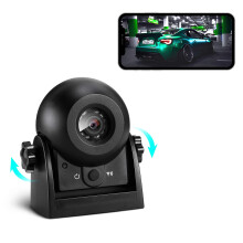 Reversing Camera Wireless WiFi Backup Camera Car Reversing Camera Magnetic Night Vision/IP68 Waterproof Rear View Camera Parking Camera Compatible wi