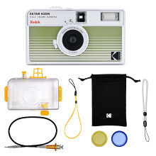 KODAK EKTAR H35N Half Frame Film Camera, 35mm, Reusable, Focus-Free, Bulb Function, Built-in Star Filter, Coated Improved Lens (Film & AAA Battery ar