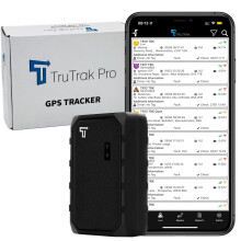 TruTrak Pro 4G - GAT23 4G Rechargeable Magnetic GPS Tracker - 14 Days Free - UK & Worldwide Real Time Portable Tracking Device - Car, Van, Motorbike,