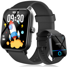 KALINCO Kids Smart Watch, IP68 Waterproof Swimming Smartwatch, 1.8'' Fitness Activity Tracker Watch with 100 Sports Modes, Make Call/Answer, HR & Sle