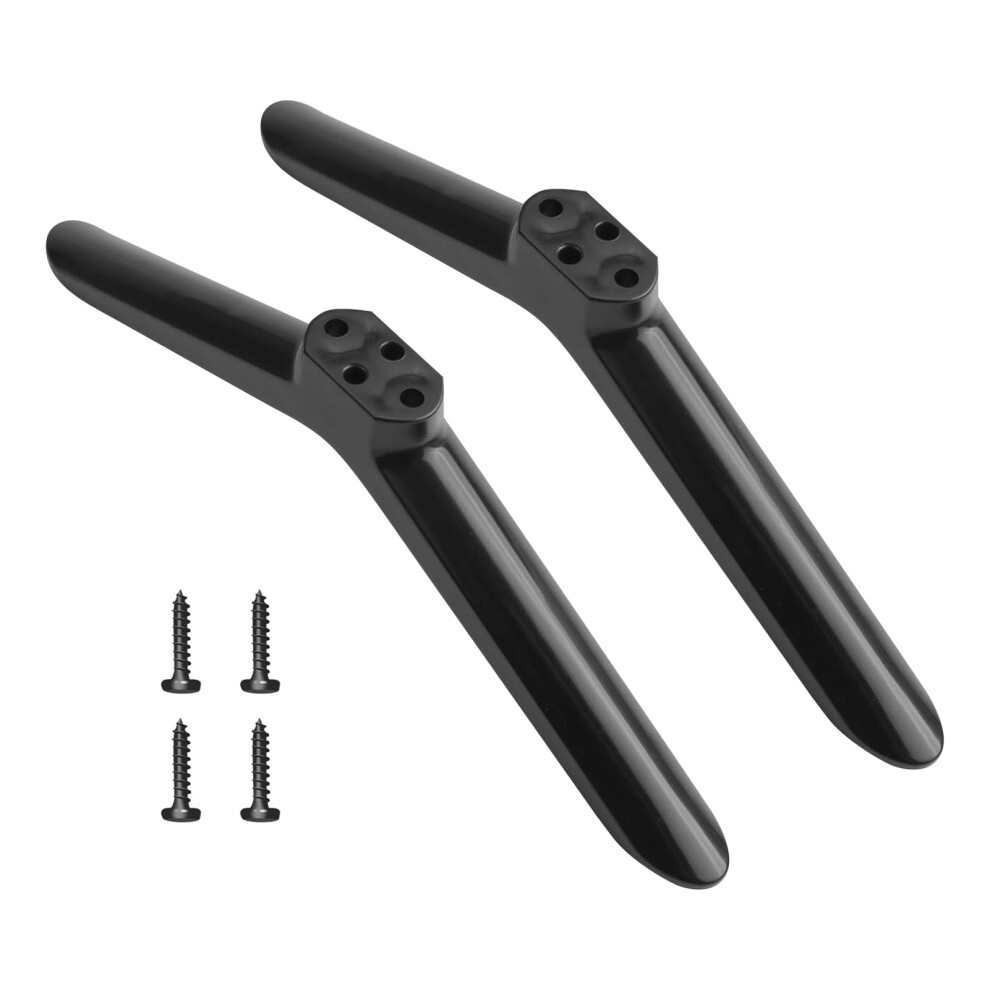 Zernavith 1 Pair Tv Feet Replacement,Universal Tv Legs For 40In To 43In Tvs,Easy To Install,With 4Pcs Install Screws,Replacements Stand For Lcd Led Flat Screen