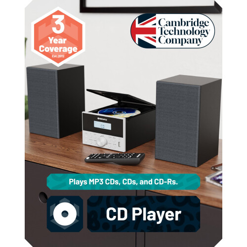 5.2 Bluetooth CD Player with Speakers | Powerful 2 2