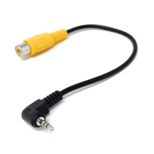 DRUT 2.5mm 4-Pin Jack to RCA Female Video Cable –