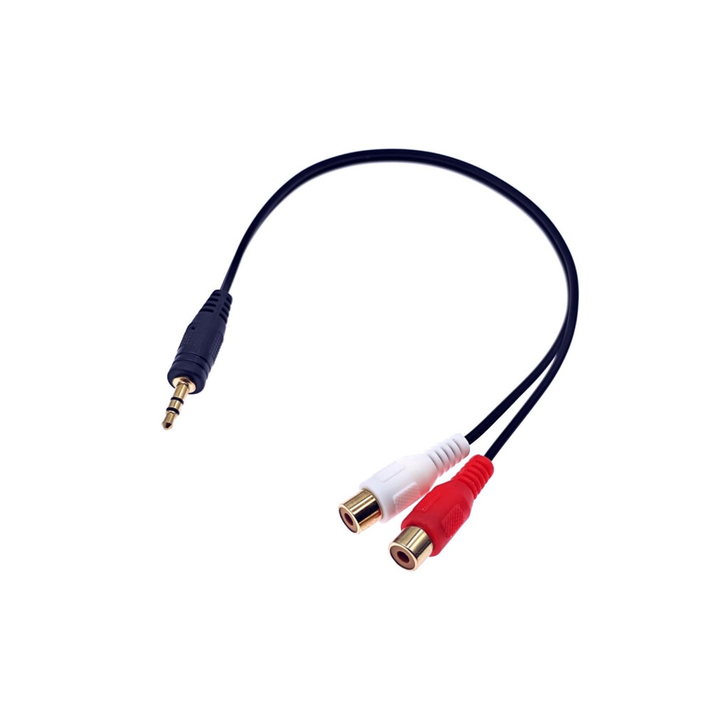 Jzk 3.5Mm To 2 Rca Audio Cable, Phono Rca Female To 3.5Mm Male Stereo Jack Headphone Audio Cable Adapter 50993048