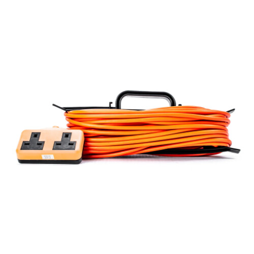 Status STATUS Heavy Duty Extension Lead, 25m, Orange, 13