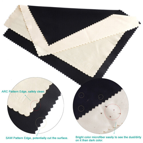 waka Microfibre Glasses Cleaning Cloth, Lint Free 2