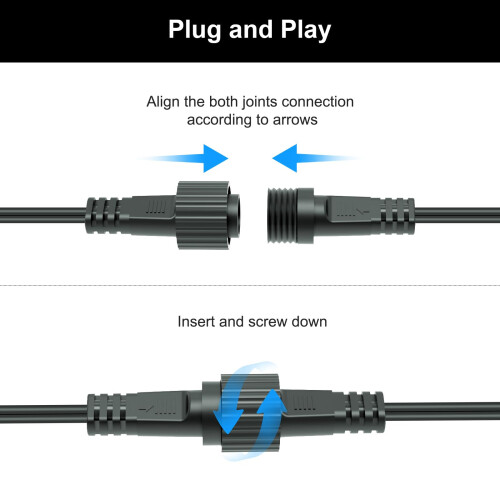 Extension Cable for Outdoor Lights, Gcstnn 10M/33F 2