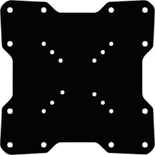 TV Mount Adaptor Black VESA Mount Adaptor Plate Bracket