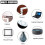 ULWSKY 10Pcs Black Round Silicone Speaker Isolatio 5