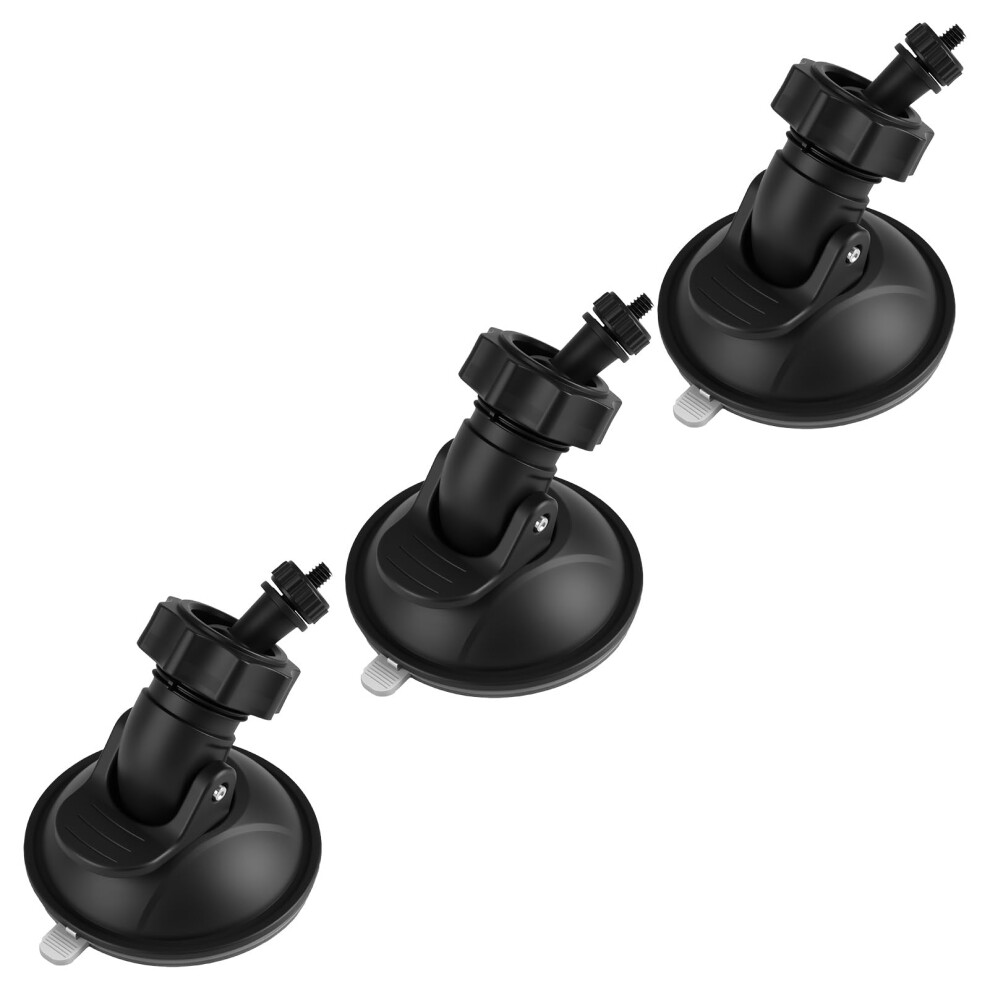 Xinzhizhu 3Pcs Car Dash Cam Mount Bracket Suction Cup Holder For Cameras Orskey Nextbase Toguard Claoner Yundoo Dvr Gps Camera 360 Rotating Ball Joint Strong