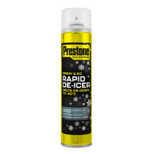 Prestone De-Icer, Anti Freeze Spray For Car Window, Fast Acting De-Icer Spray For Car, No De-Icer Works Faster, Prevents Re-Freeze & Melts Ice At -40