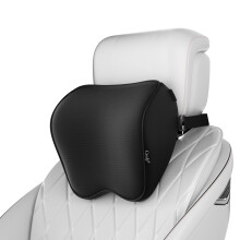 Crofy 2-Pack Car Neck Pillow, Softness Car Headrest Pillow for Driving with Adjustable Strap, 100% Memory Foam and Breathable Removable Cover, Comfor