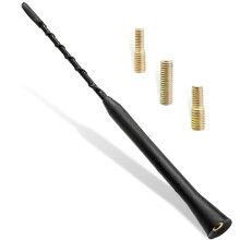 1 Pcs Universal Car Antenna Replacement,AM/FM/DAB Roof Car Radio Aerial Mast Comes With Screws M4 M5 M6,Radio Signal Booster Rod Car Antenna For vehi