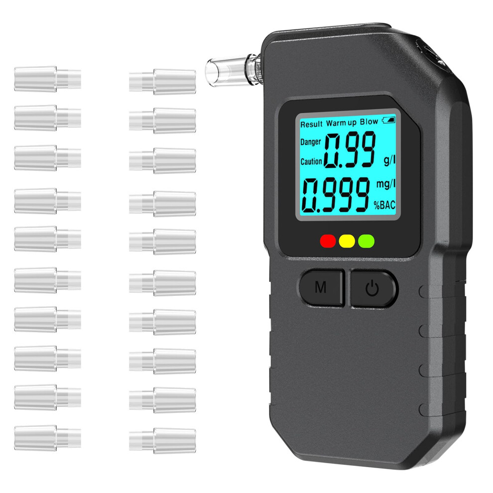 Super Barley Breathalysers, Professional Alcohol Tester Breathalyzer With Lcd Display, Digital Personal Breathalyser Breath Tester For Drink Driving 46549983