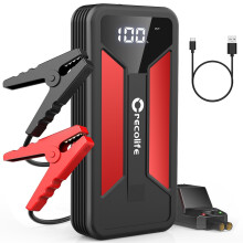 Crecolife Car Battery Booster Jump Starter Power Pack,1500A Portable Car Jump Starter Power Bank for 12V Vehicles Up to 7.0L Petrol & 5.0L Diesel Eng