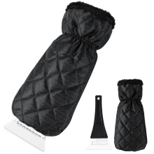 DIAOCARE Ice Scraper mitten for Windscreen, Snow Removal with Antifreeze Glove will Scrape Pesky Frost and Ice from Windscreens with Ease, Snow Squee