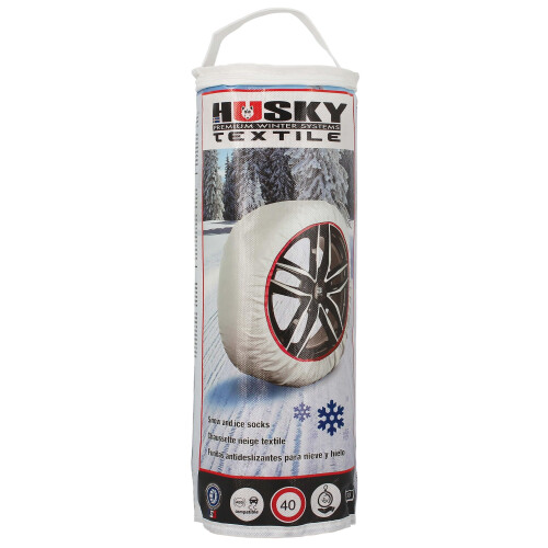 Husky HUSTX01 Textile Snow Chain, Small 1