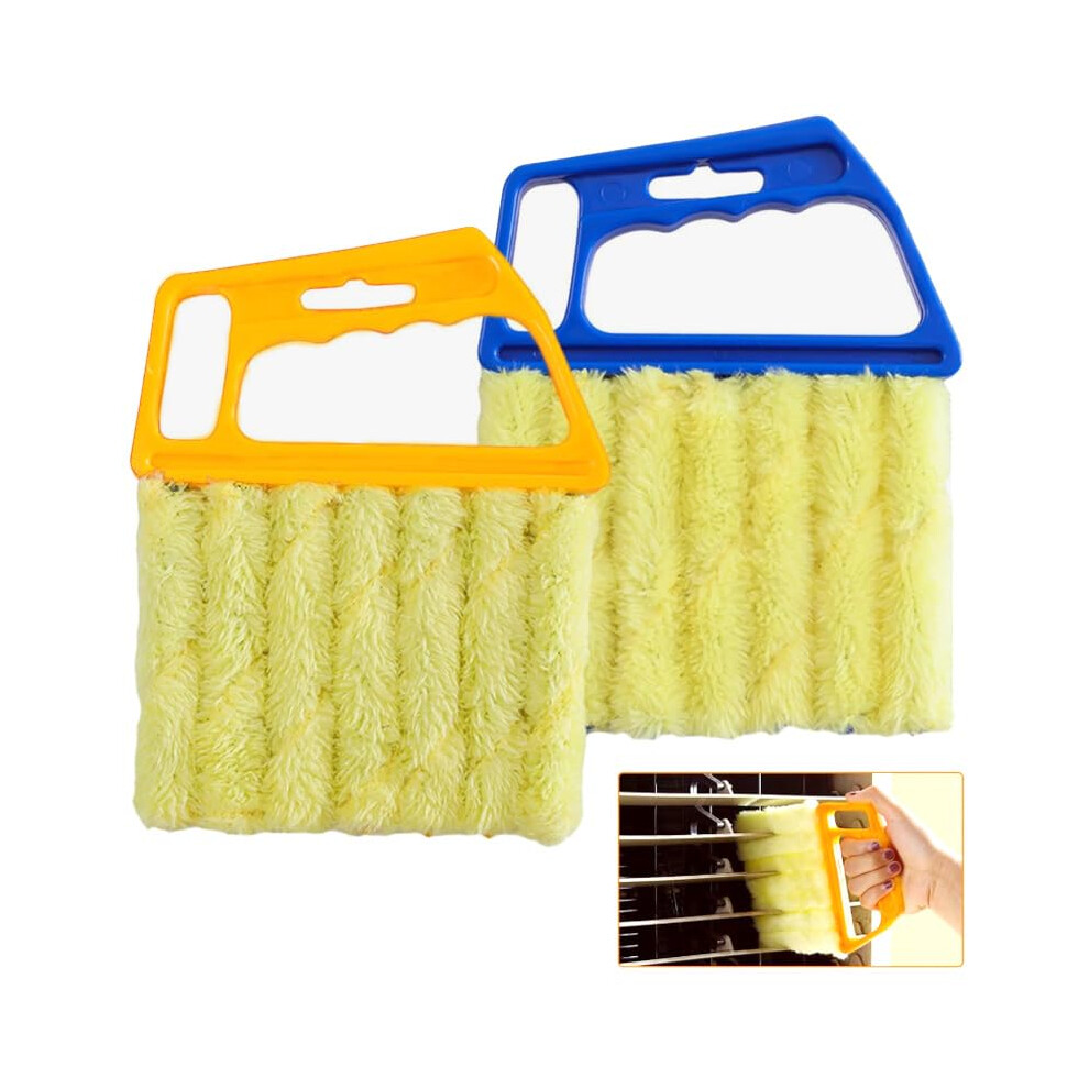 Azlanway Blind Cleaner, 2 Pcs Venetian Blind Cleaner Tool Set, Washable Window Shutter Cleaner Tool For Wooden Blinds, Air Conditioner Vents, And Win 91472274