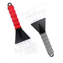 ZZY 2 Pack Ice Scraper for Car Windscreen, Car Ice Scraper Non Scratch, Car Scraper Windscreen Scraper with Ergonomic Soft Foam, for Car, SUV, Truck