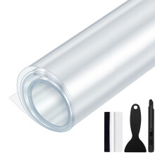 GRTHTATI 30cm x 300cm Clear Paint Protection Vinyl Film for Car, Motorcycle, Bike Self-Adhesive, Anti-Scratch, Non-Yellowing (Transparent, 30cm x 300