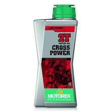 Motorex Cross Power 2T Synthetic Motor Oil 1 Liter, 2 STROKE