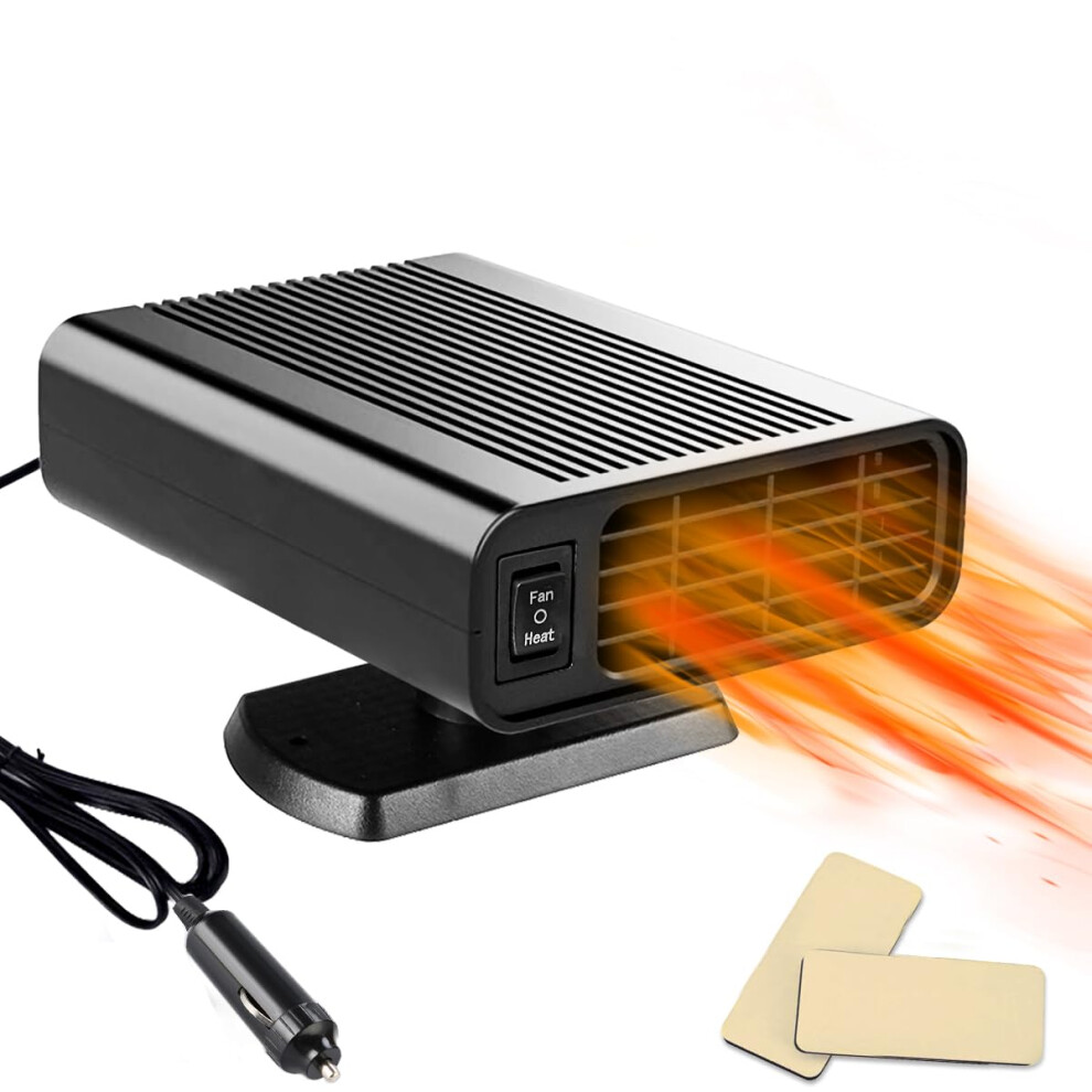 Leaflai Car Heater,12V Car Heaters For Vehicle 200W Car Heater That Plug In Cigarette Lighter, 2 In 1 Fast Heating Defrost Defogger 49156881