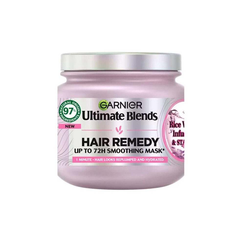 Garnier Ultimate Blends Rice Water Infusion & Starch Hair Remedy Mask 340Ml