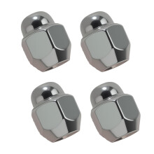 Premium 4PC Set of Alloy Wheel Nuts for NISSAN Models | M12X1.25, 21mm Socket Size | Durable, Corrosion-Resistant Lug Nuts for Q60, G Series, X-Trail