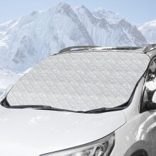 Oziral Windscreen Cover Heavy Duty Winter Windshield Snow Cover, Extra Thick 58" x 47" Universal Frost and Ice Protector Sun Shade for Cars, Sedans,