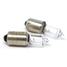 MSA H10w Angel Eye Clear Parking Light Ba9s 10w Bright White Bulbs 12v
