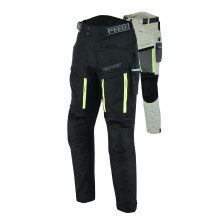 Texpeed Mens Motorcycle Trousers Black Waterproof Motorbike Biker Pants with CE Protective Armour (EN 1621-1) 3XL
