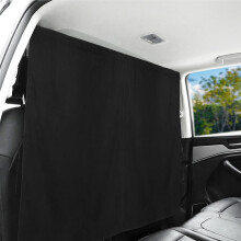 ZATOOTO Campervan Car Divider Privacy Curtains (56 * 33inch) Suede Fabric Blackout Front Rear Side Window Covers Sun Shades,Removable Magnetic Van Ca